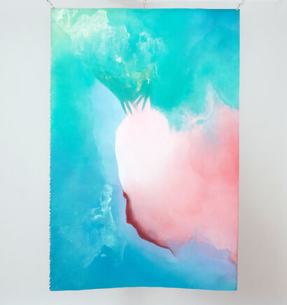 Healing Hands I - a Paint Artowrk by Andrea Mindell Cohen